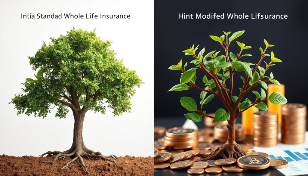 Differences between standard and modified whole life insurance