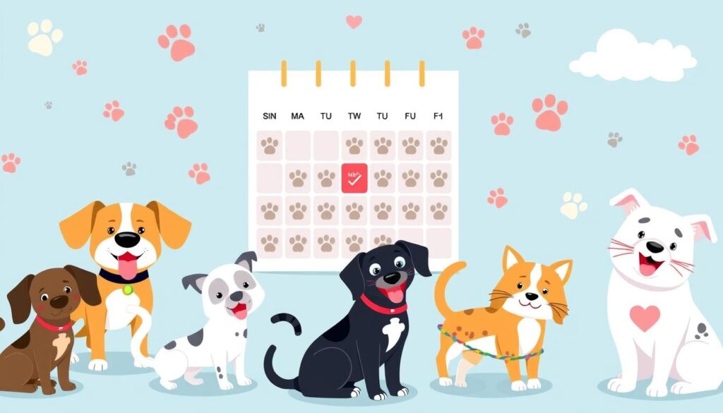 Pet vaccination schedule